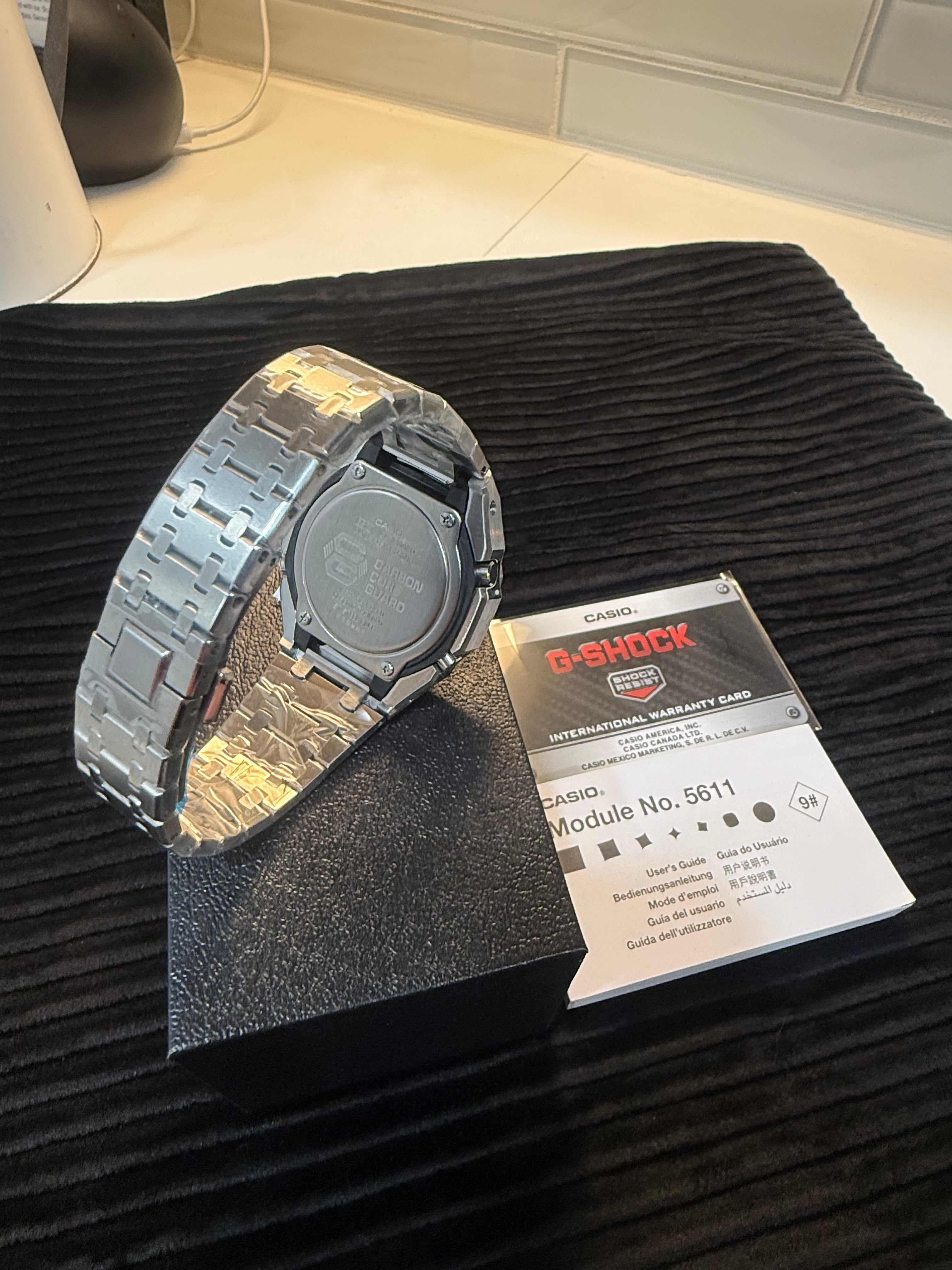 Custom Mod G-SHOCK GA-2100 SILVER/BLUE