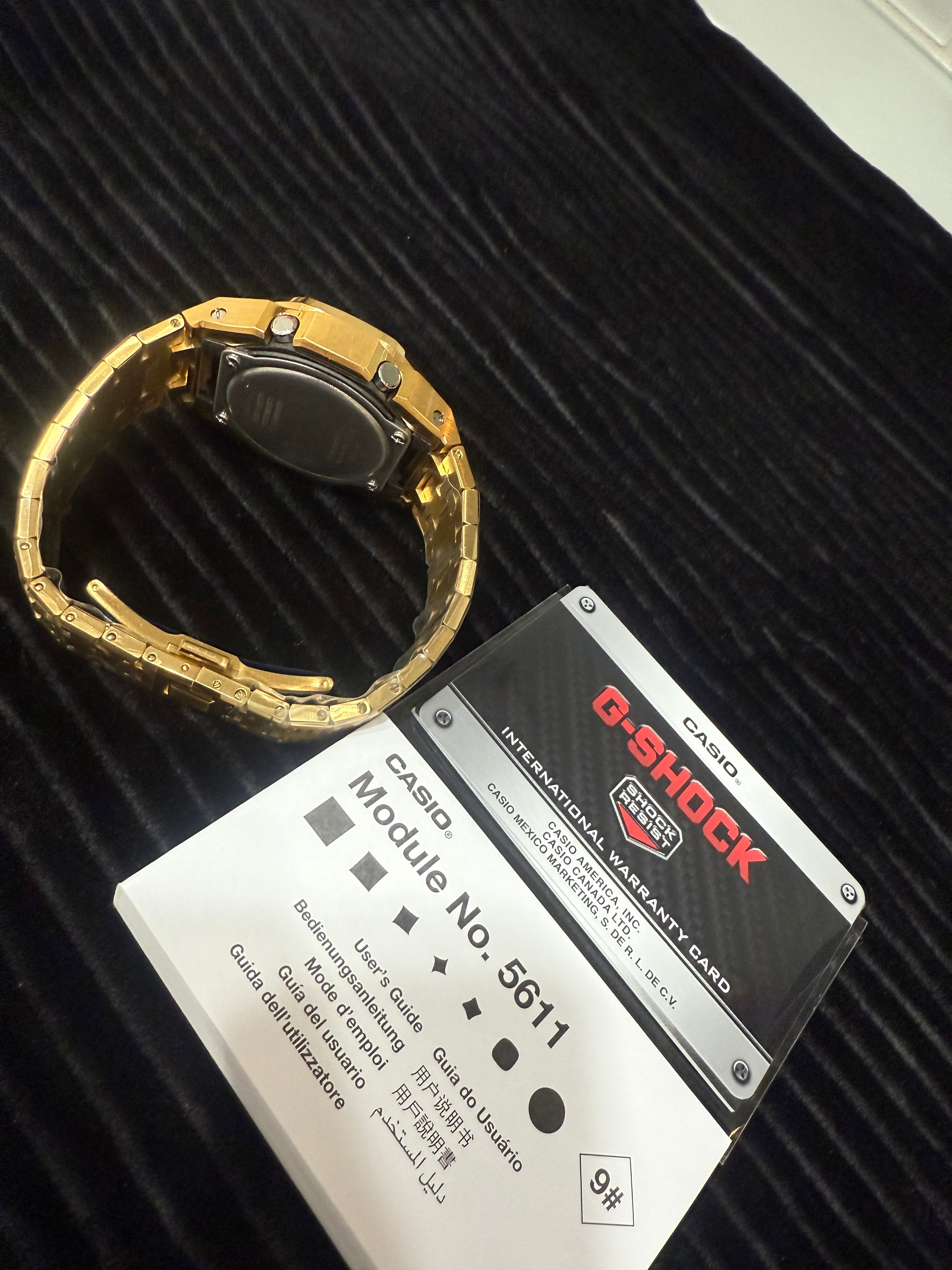 G-SHOCK GA-2100 custom mod GOLD/GOLD