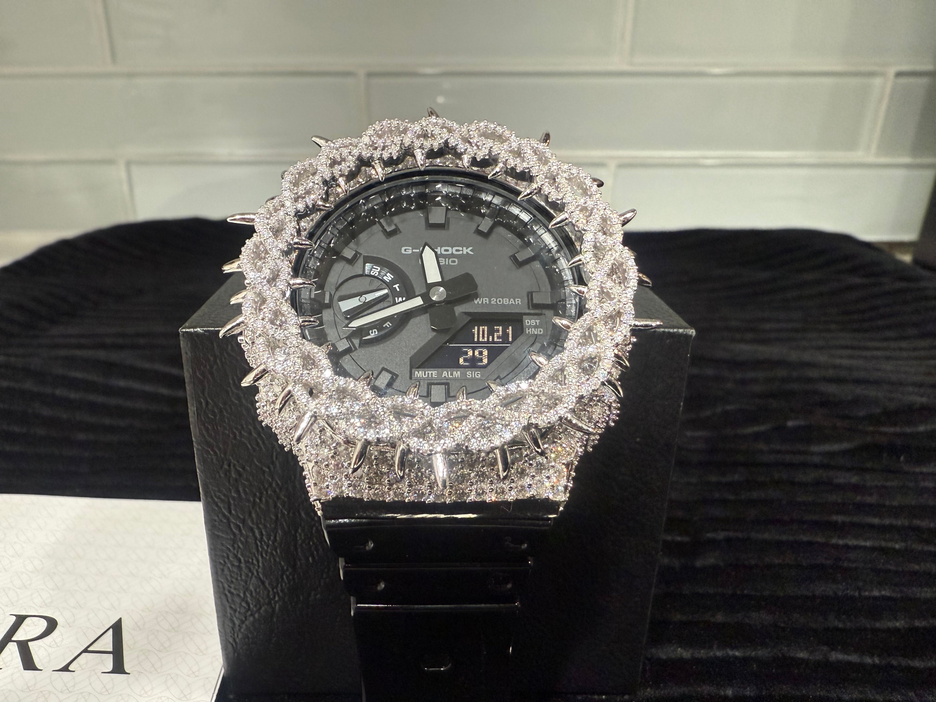 BUST DOWN MOISSANITE G-SHOCK GA-2100