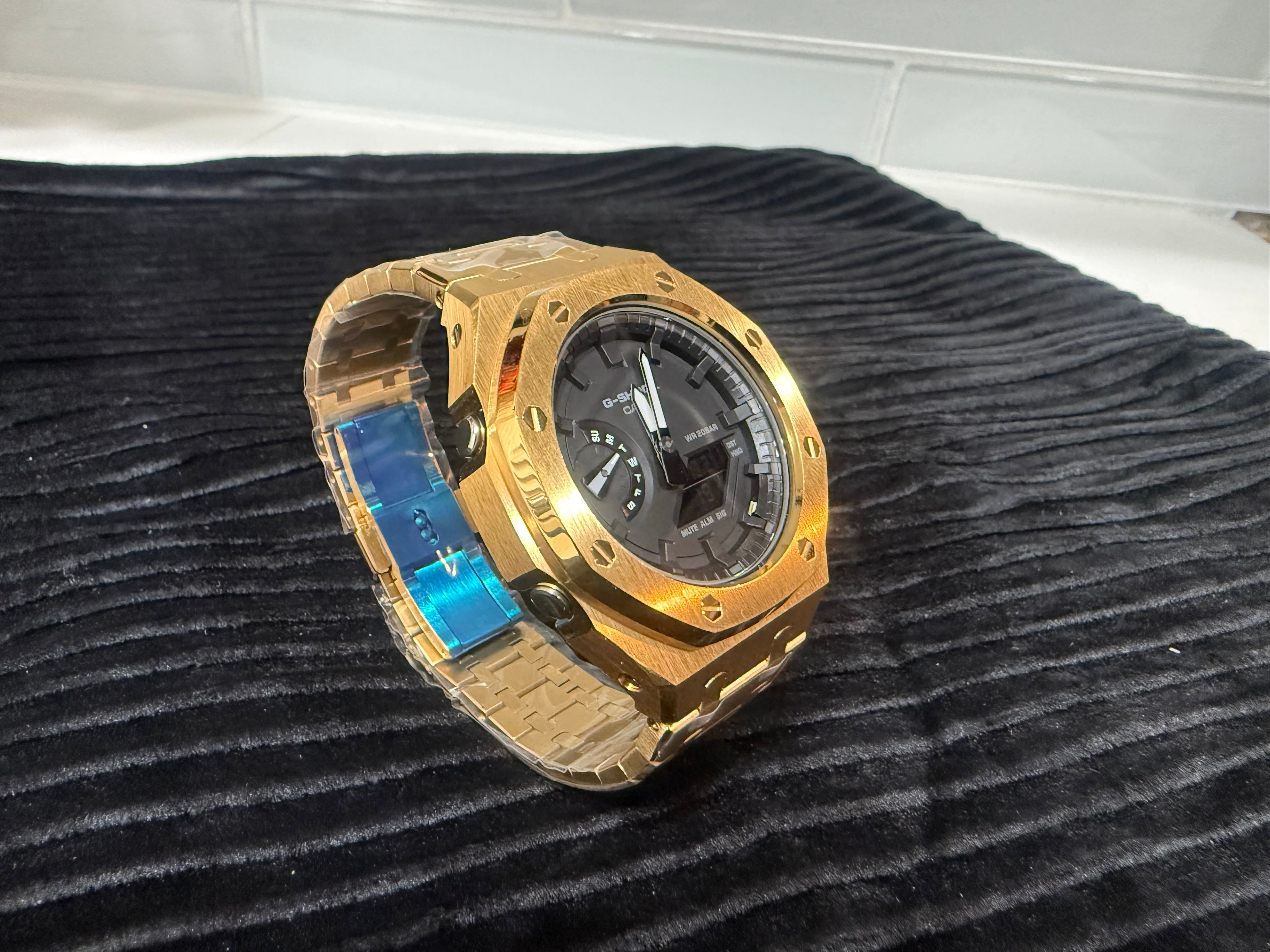 G-SHOCK GA-2100 custom mod BLACK/GOLD