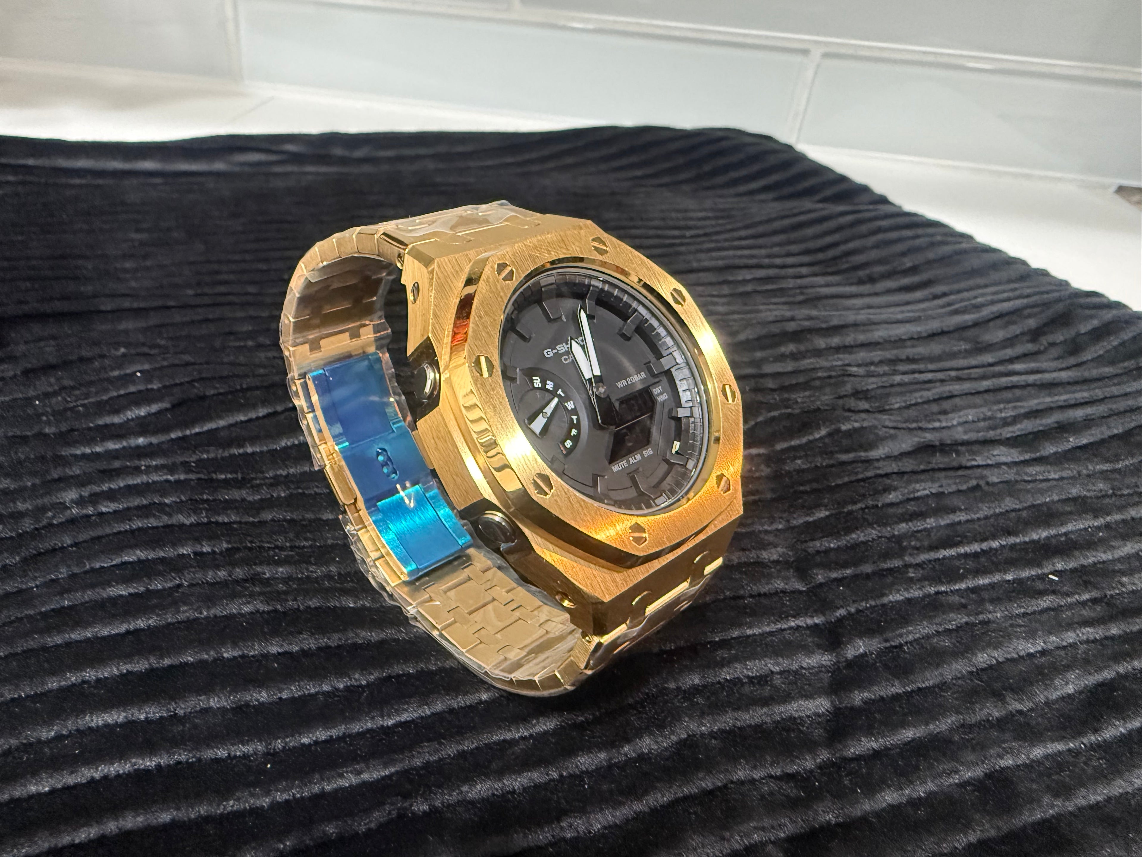 G-SHOCK GA-2100 custom mod BLACK/GOLD