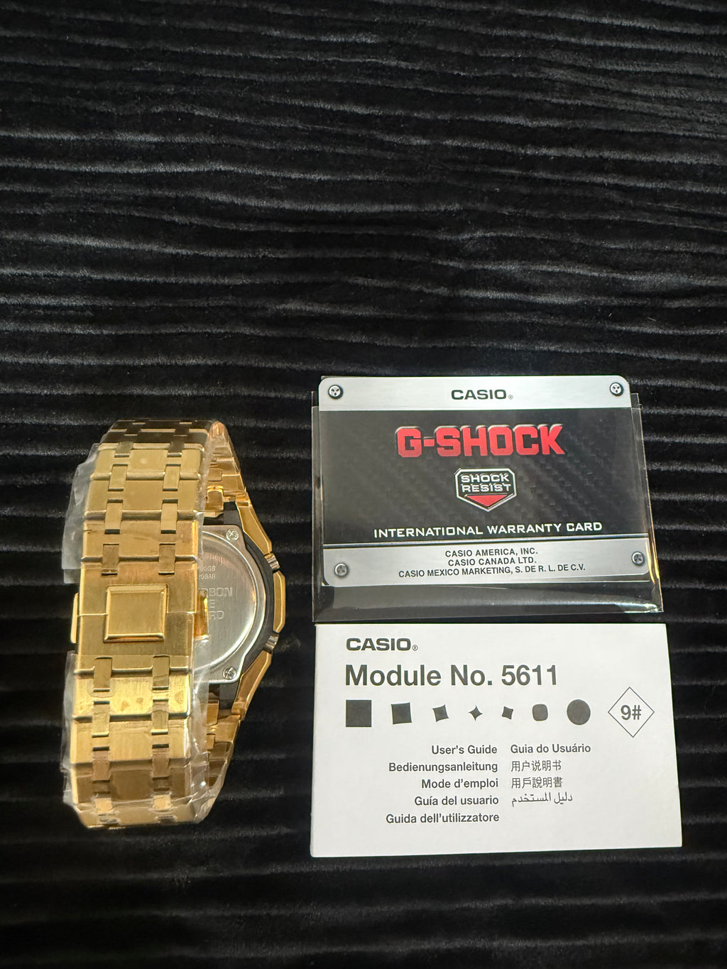 G-SHOCK GA-2100 custom mod GOLD/GOLD
