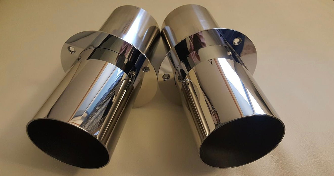 4” Exhaust Tip W/O Flapper Pair(New)