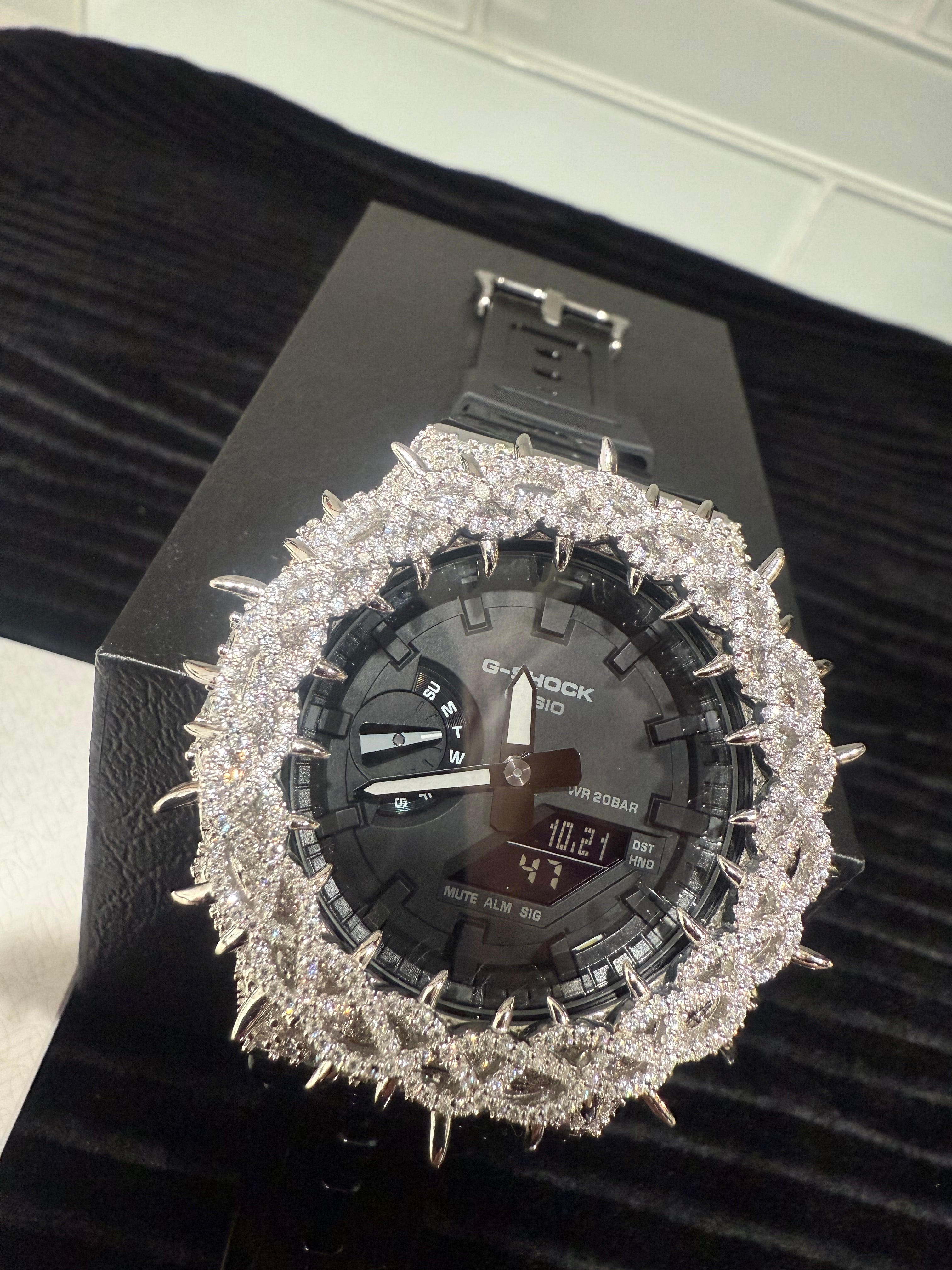 BUST DOWN MOISSANITE G-SHOCK GA-2100