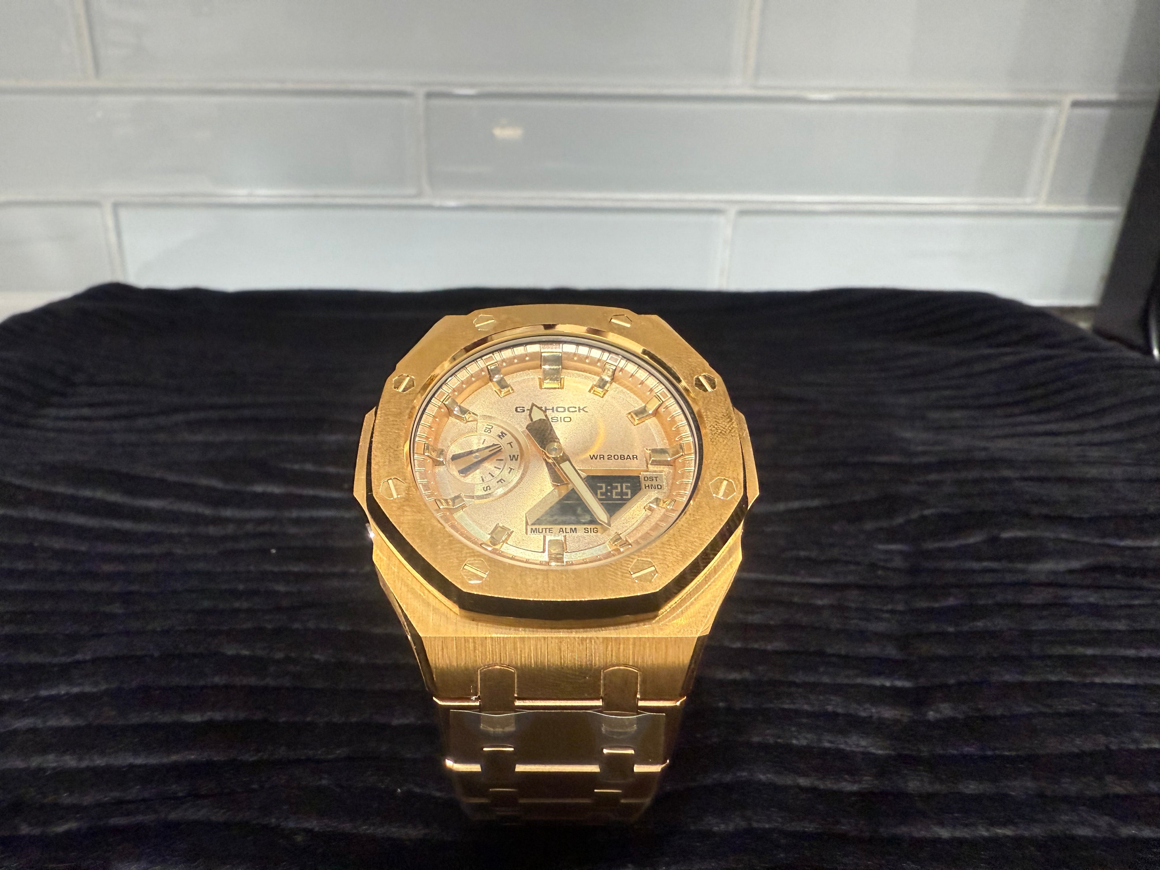 G-SHOCK GA-2100 custom mod GOLD/GOLD
